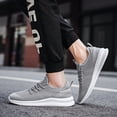 thumbnail image 5 of EKRBXA Knit No-Tie Sneakers, Lightweight Breathable Mesh Walking Shoes, Non-Slip Comfort Casual Athletic Shoes for Gym & Everyday Wear, 5 of 6