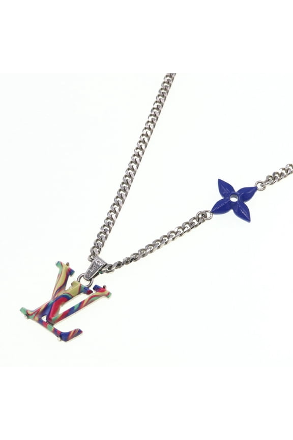 Pre-Owned Louis Vuitton Collier Necklace, LV Psychedelic, MP3353, Multicolor Metal... (Good)