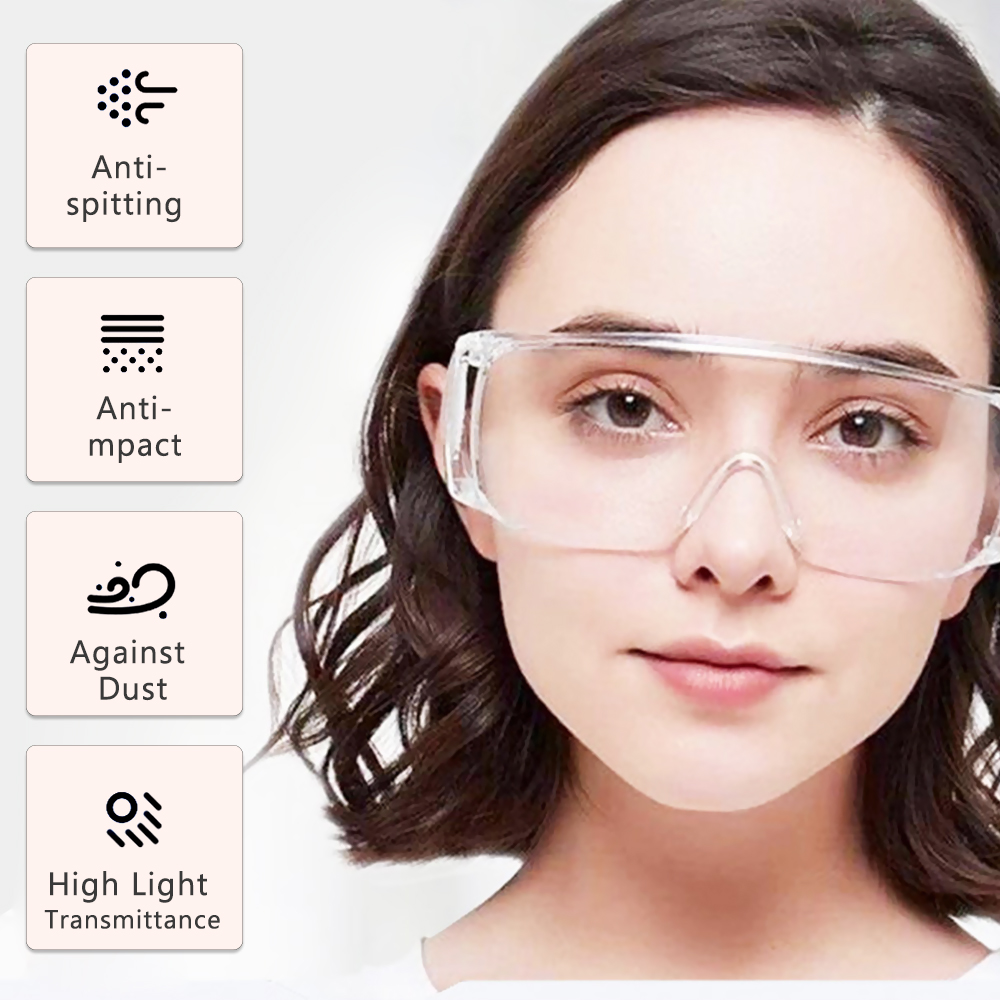 Goggles Lab Safety Protective Safety Glasses Clear Polycarbonate Visor
