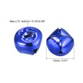 thumbnail image 2 of 13mm Jingle Bells Craft Bells Carbon Steel Electroplating Dark Blue 24 Pack, 2 of 5