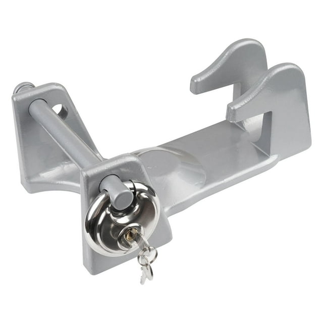 Colaxi Verrou de Remorque Col de Cygne Accessoires, Robuste, Verrou de Coupleur pour Remorques Lourdes Transporteurs de Bétail