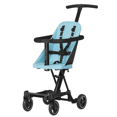 UPC: 0810063662059 | Dream On Me Lightweight and Compact Coast Rider Stroller with One Hand Easy Fold Adjustable Handles and Soft Ride Wheels Sky Blue