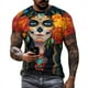 thumbnail image 5 of Camiseta con gráfico del Día de los muertos de calavera mexicana para hombres y mujeres, ropa de Graffiti, camisetas góticas de terror, ropa de calle de moda, camisetas, 5 of 5