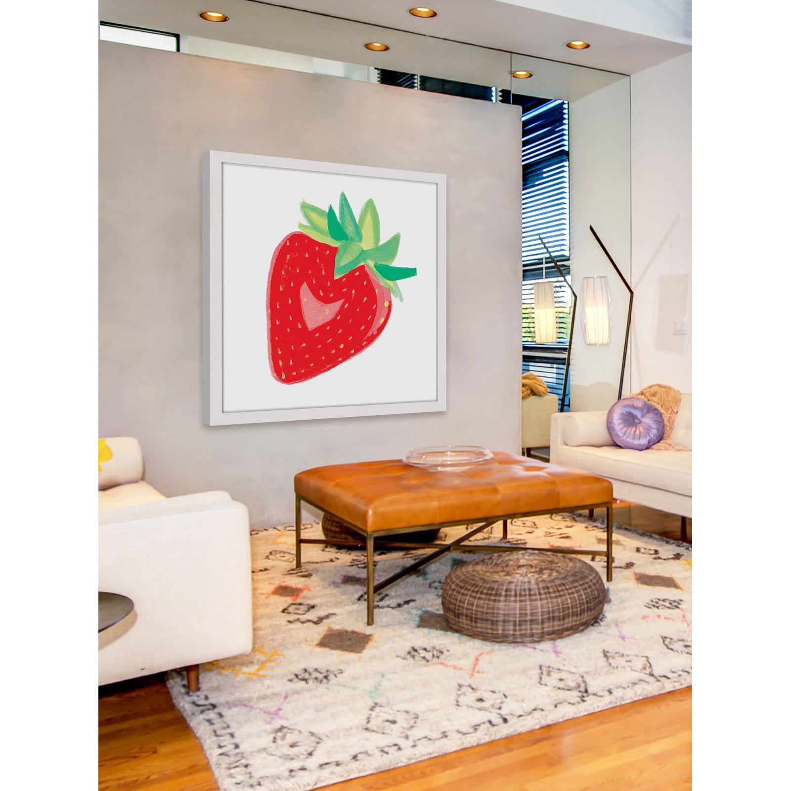Marmont Hill "Strawberry" by Molly Rosner Framed Painting Print