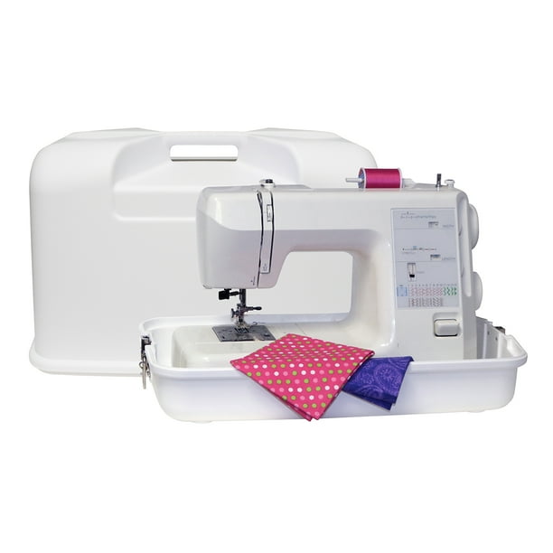 Everything Mary Grey Universal Hard Sewing Machine Case, White