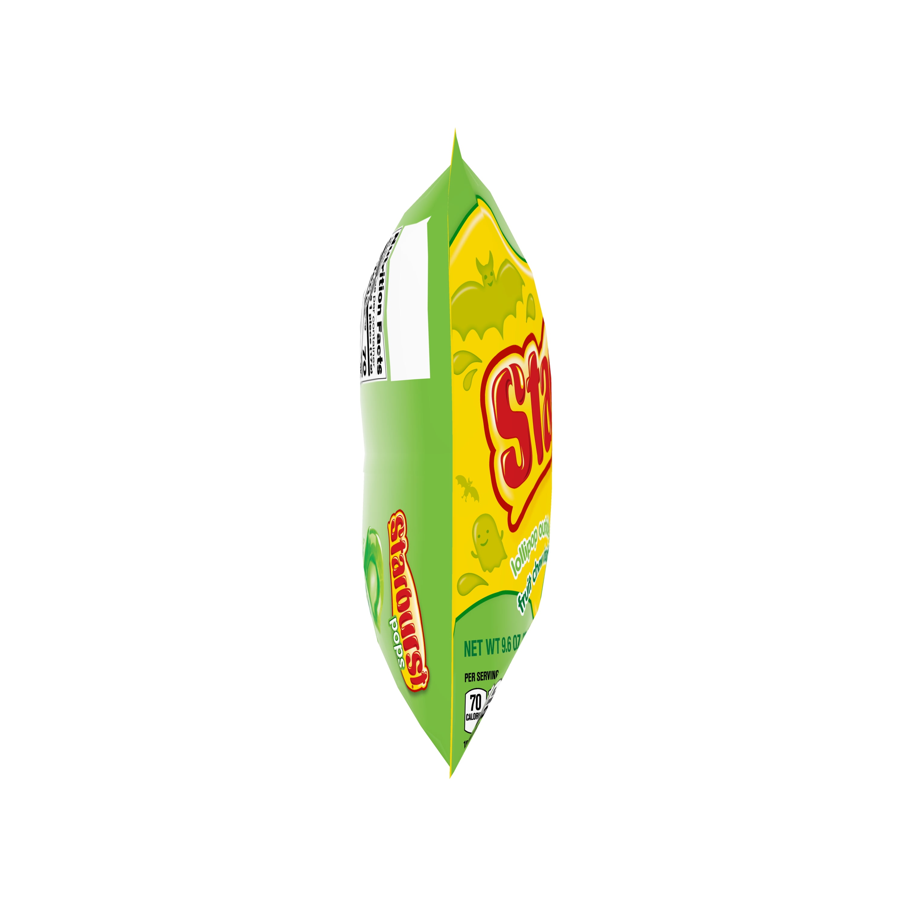 STARBURST Filled Green Apple Lollipops Halloween Hard Party Candy Suckers  9.6 oz. Lay Down Bag