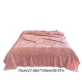 thumbnail image 3 of Zhourta Tufu Velvet Blanket 27.56 x 39.37 in Comfortable Lightweight Butterfly Design Jacquard Cotton Blend Blanket Extra Soft Plush Throw for Sofa Bed Couch Lounging, 3 of 6