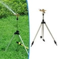 thumbnail image 2 of Wovilon Heavy Duty Impact Sprinkler On Tripod Base, Metal Pulsating Tripod Sprinkler For Large Garden, And Yard, Tower Sprinkler With Coverage And Height Tools & Home Improvement, 2 of 8