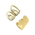 thumbnail image 6 of Unique Bargains 1 Set Fake Teeth Grills Fashion Arc Shape for Hip Hop Gift Gold Tone, 6 of 6