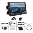 thumbnail image 3 of Zcargel Radio Stéréo de Voiture pour Wrangler Chrysler Ram Écran Tactile HD 10 Pouces Bluetooth Android 13 Navigation de Voiture Sans Fil Apple CarPlay+Android auto, Prend en Charge le Lien Miroir, 2+32G, 3 of 3
