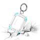 thumbnail image 2 of Funda Transparente para Airpods Pro - Azul Transparente, Funda Protectora Antideslizante Transparente Reforzada con 360° para Apple Airpods Pro, con Llavero, 2 of 5