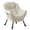 Beige, variant on LAZY BUDDY Lazy Chair with Side Pocket, Comfy Accent Lounge Chair, Leisure Reading Chair with Armrests for Bedroom, Living Room