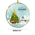 thumbnail image 3 of Ornaments Hanging Decorative Merry Christmas With Gift Box Hanging With Santa Claus 2024 Ornaments For Christmas Tree Winter Year Gifts, 3 of 6