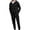 Black, variant on Stamzod Track Suits for Men Set Men's Suits Plus Size Hooded Men Sweatsuits Sets Long Sleeve Zipper Jacket And Pants Jogging Suits