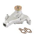 thumbnail image 1 of Weiand Water Pump 9240 Action Plus; For Use With Small Block Chevy Engines; Long; Satin; Aluminum, 1 of 5