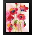 thumbnail image 2 of Marrott, Stephanie 20x24 Black Modern Framed Museum Art Print Titled - Poppy Impressions I, 2 of 5