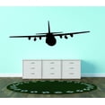 thumbnail image 1 of Design With Vinyl Artwork Large Plane Transport Aircraft Tactical Infantry Wall Decal for Boys - Military War Cargo Helicopter Battle Combat Themed Décor - Size: 9 In x 29 In, 1 of 3