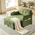 thumbnail image 4 of Pingliang Home 3 in 1 Convertible Sleeper Sofa Bed, Pull Out Loveseat Couch with Adjustable Backrest and Storage Pocket,Modern Double Seater Couch with 2 Pillows for Living Room,Apartment,Small Space, 4 of 11