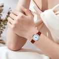 thumbnail image 3 of Retro Quartz Ladies Luminous Watch Watch Belt Diamond-Studded Female Women's Watch Watch for Elderly Mens Watch Leather Band Mens Digital Large Face Watch Big Numbers Brew for Men Analog Watch for, 3 of 7