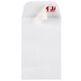thumbnail image 2 of JAM Paper Coin Peel and Seal Envelopes, 2 1/4 x 3 1/2, White, 50 Per Pack, 2 of 5