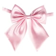 thumbnail image 3 of Elegant Solid Color Polyester Silk Bow Tie for Students Attachees and Flight Attendants Functional Accessory for Everyday Wear, 3 of 3
