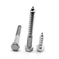 thumbnail image 1 of 3/8"-7 x 3" Hex Lag Screw Low Carbon Steel Zinc Plated Pk 175, 1 of 1