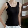 thumbnail image 3 of yillto Womens Scoop Neck Ribbed Knit Tank Top Sleeveless Camisole Shirts Basic Layering Slim Tshirts, 3 of 6