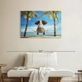 thumbnail image 2 of Elephant Stock Wooden Tropical Elephant Wall Art - Horizontal Canvas Wall Art - Living Room Wall Decor - Humor Canvas - Brown And Gray Decor - 36" x 24", 2 of 4