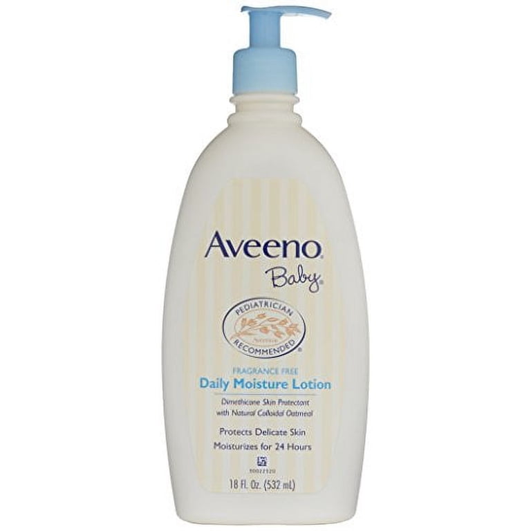 Aveeno Baby Daily Moisture Lotion, 3-Pack 18 Oz Each photo 1