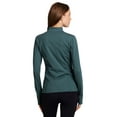 thumbnail image 2 of RBX Active Women's Ultra Lightweight Super Soft Mock Neck Active Running Jacket with Pockets, Thumbholes, 2 of 5