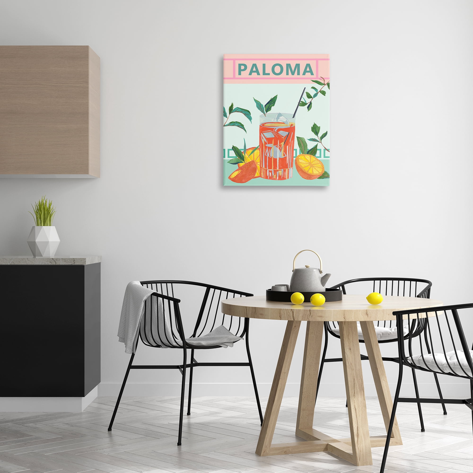 Stupell Industries Paloma Tropical Cocktail Food & Beverage Painting Wrapped Canvas Art Print Wall Art, 24 x 30