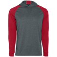 thumbnail image 3 of Holloway Sportswear XL Echo Hoodie Graphite Heather/Scarlet 222539, 3 of 4