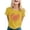 A-Yellow141, variant on Jamsmile Women T-Shirts Casual Cancer Awareness Month Tee Shirts Tops Short Sleeve Pink Ribbon Print Ladies Tshirts
