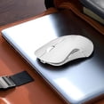 thumbnail image 6 of Yufenmy Spring Savings Mute Wireless Mouse Charging Large Capacity Battery Plug and Play Transmission Stable Fashion Beautiful Shallow Body Feel Comfortable,White, 6 of 8