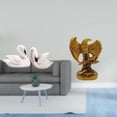 thumbnail image 2 of Figuras de cisne de resina, ideales para decorar tartas, como adorno o regalo para dormitorio, oficina, sala de estar, comedor, estanterías, fiestas o, 2 of 8
