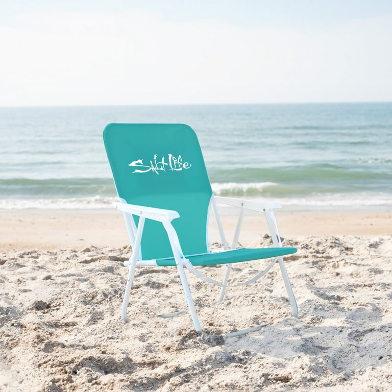 Salt Life Sandbar Beach Chair, Single Position, Lightweight