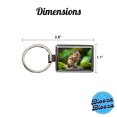thumbnail image 3 of Chipmunk Metal Rectangle Keychain, 3 of 7