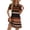 C-Coffee192, variant on DHFJKG Summer Dresses For Women Notch V Neck Loose Fit Short Sleeve Striped Mini Sundress Beach Vacation Clothes Soft Dresses