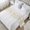 Beige, variant on Bed Runner for Queen Size, Blue Birds Decorative Scarf Throws for Foot of Bed, Funny Cute Snowflake Wire Sparrow Luxury Bedding Protector Slipcover Bedrunners for Hotel/Home, 83 x 20 Inch