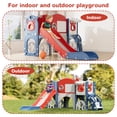 thumbnail image 3 of KORIMEFA Toddler Slide Set with Golf, Basketball Hoop, Kids Slide for Toddlers Age 1-4, Climber Slip and Slides, Baby Outdoor Toys, 3 of 16