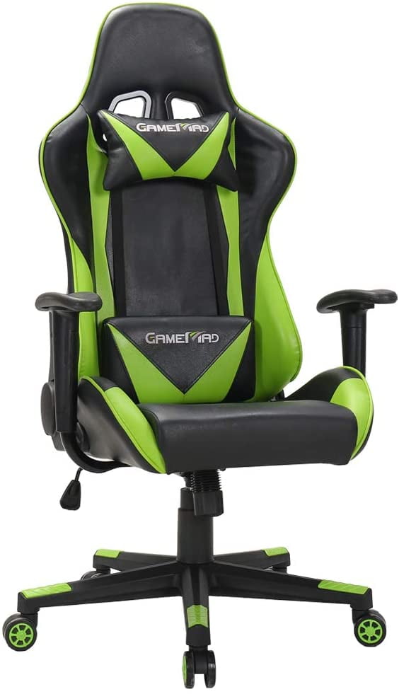 ChairMan High Back PU Leather Swivel Gaming Chair with Adjustable