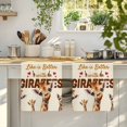 thumbnail image 4 of Giraffe Kitchen Towels Set of 2, Red Love Heart Animals Plaid Absorbent Dish Towels for Kitchen, Microfiber Hand Towel, Quick Drying Tea Towel for Cleaning Decorative Dishcloths, 4 of 7