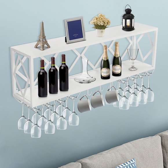 Floating Wine Shelf