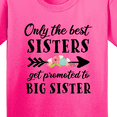thumbnail image 4 of Inktastic Only the Best Sisters Get Promoted to Big Sister Youth T-Shirt, 4 of 5