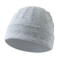 thumbnail image 2 of Beanie Beanies Baby Boy Baby Girl Hat Preemie Boys Beanie Hats Winter Hats For Girls Grey, 2 of 3