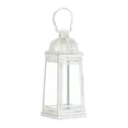 thumbnail image 2 of Gallery of Light 10018351 Moroccan Inspiration Lantern, Large - White, 2 of 3