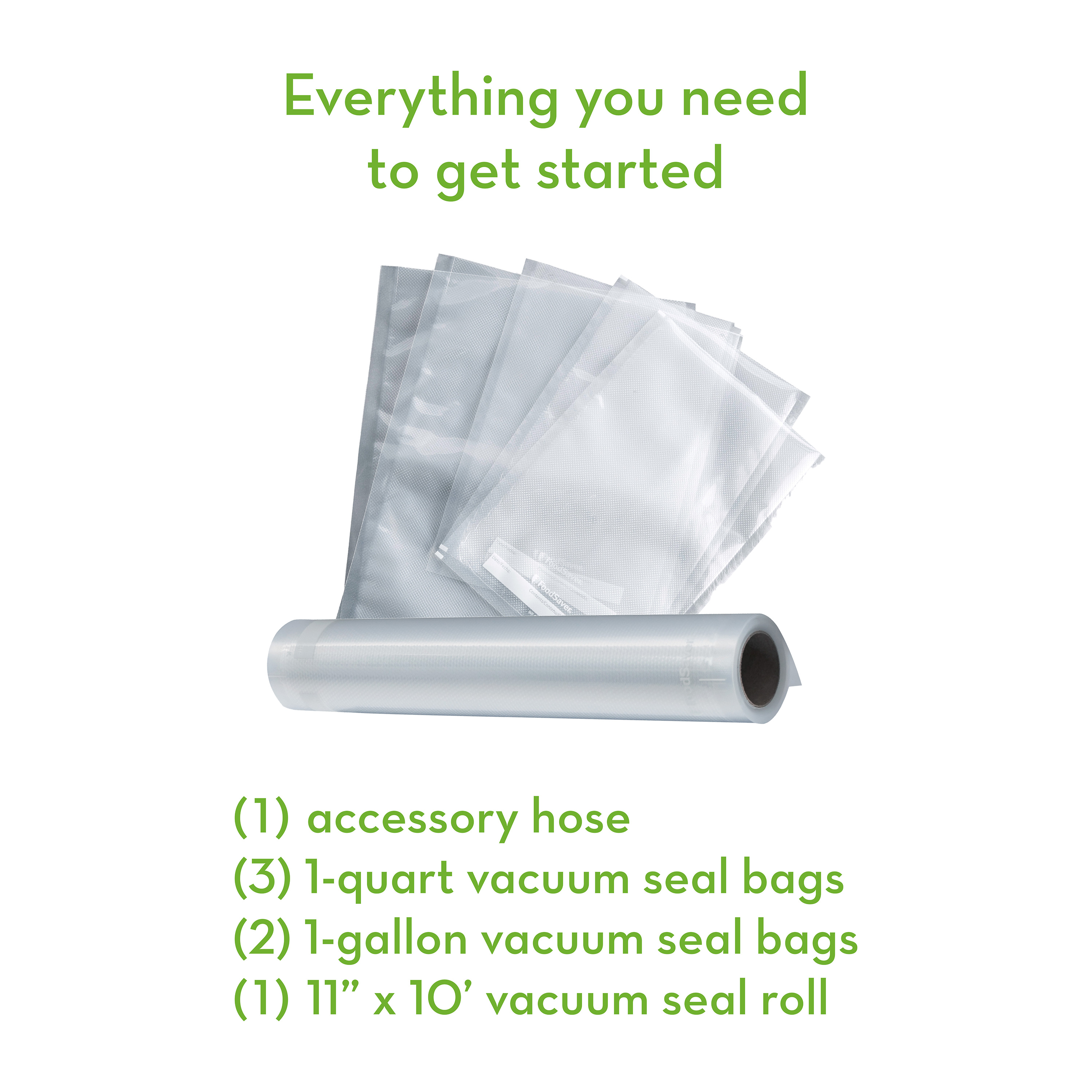 FoodSaver FM2000 Manual Vacuum Sealing System Value Bundle with Bags and Hose - image 5 of 12