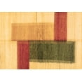 thumbnail image 1 of Ahgly Company Indoor Rectangle Abstract Brown Contemporary Area Rugs, 2' x 3', 1 of 4