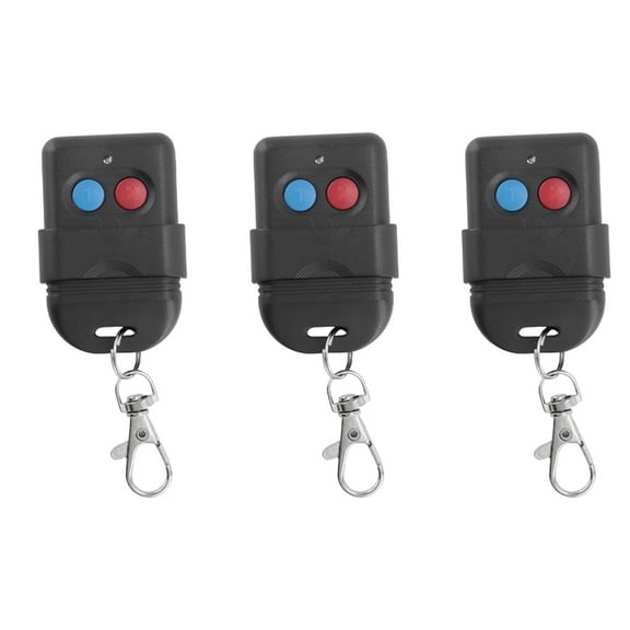3X 8 Dip Switch 330Mhz Smart Copy Remote Control Fixed Code 2 CH Duplicator for Gate Garage Door Opener or Alarm System