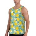 thumbnail image 2 of Haiem Lemons Chamomile Flowers And Leaves Men Workout Tank Top Gym Bodybuilding Sleeveless Muscle T Shirts Athletic Tank Breathable Workout Shirt-Medium, 2 of 8
